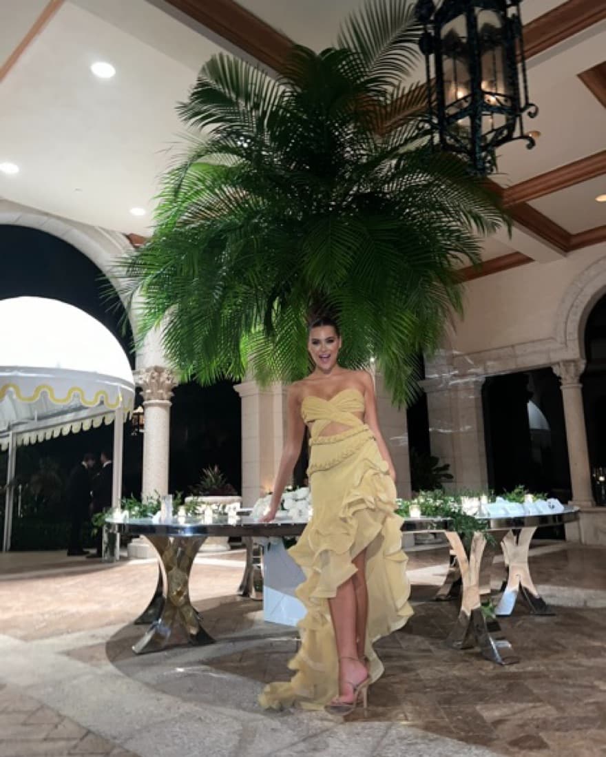BRONX AND BANCO yellow Jina Gown - Image 6