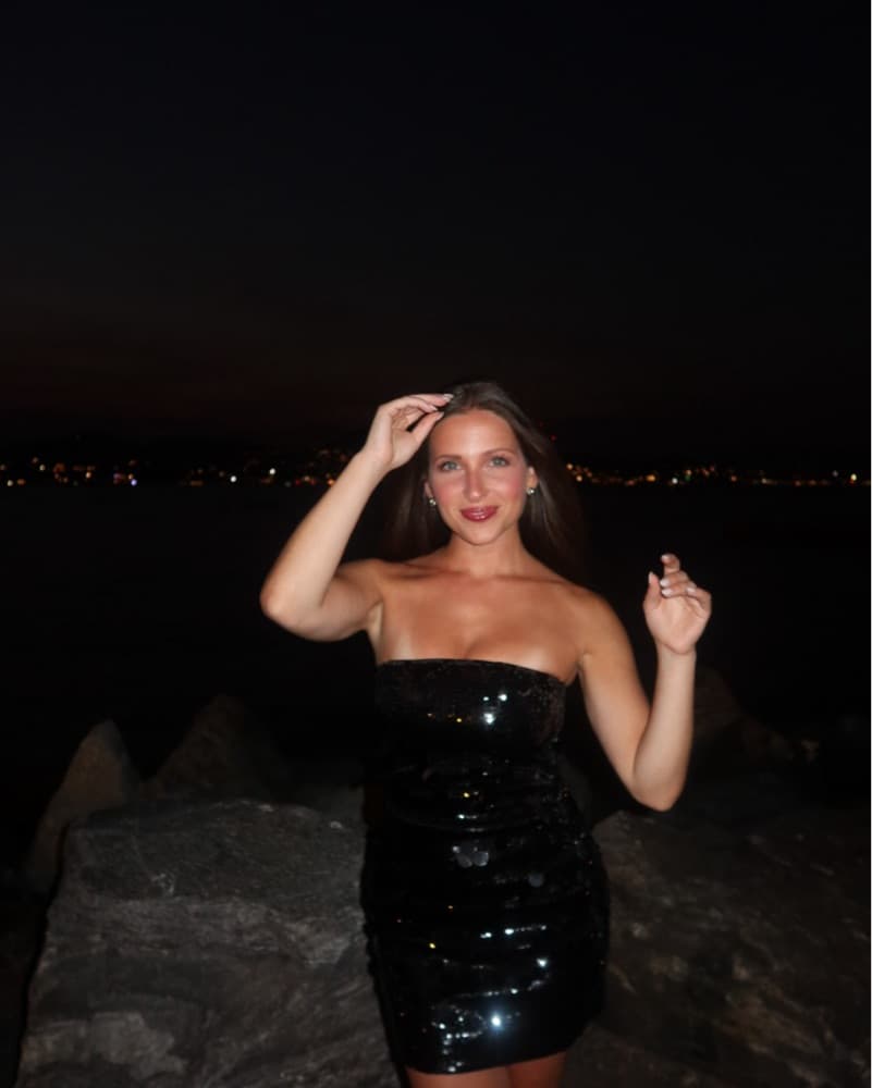 Danielle Guizio Black Sequin Dress - Image 2