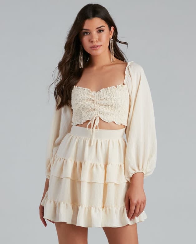 Cream Summer Dress - Image 1