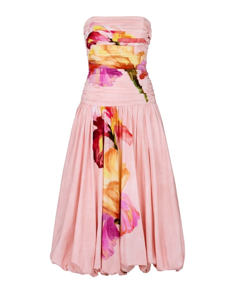 Despina Strapless Midi Dress  - Image 3