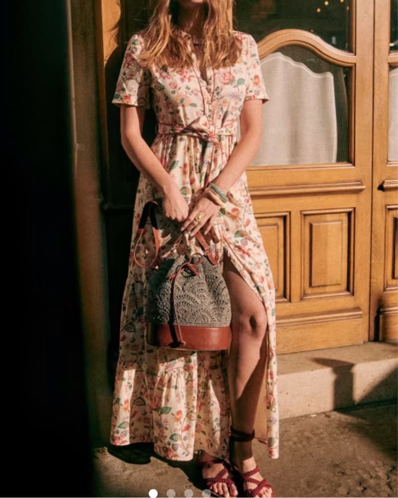 Sezane Maxi dorine Dress  - Image 4