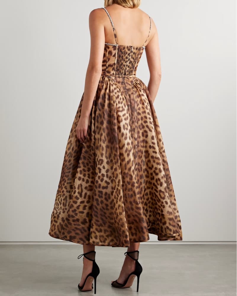 Zimmermann Crush Panel Midi Dress Sz4 - Image 3