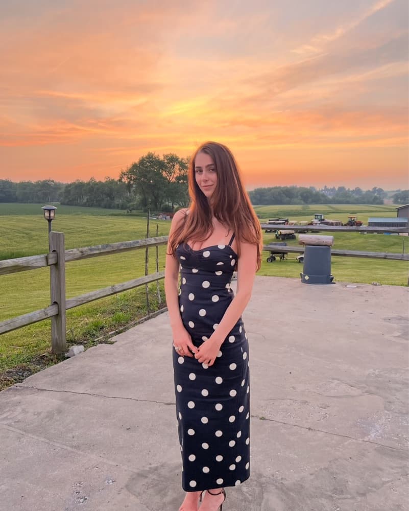 Refromation Stormi Dress in Moon Dot - Image 2
