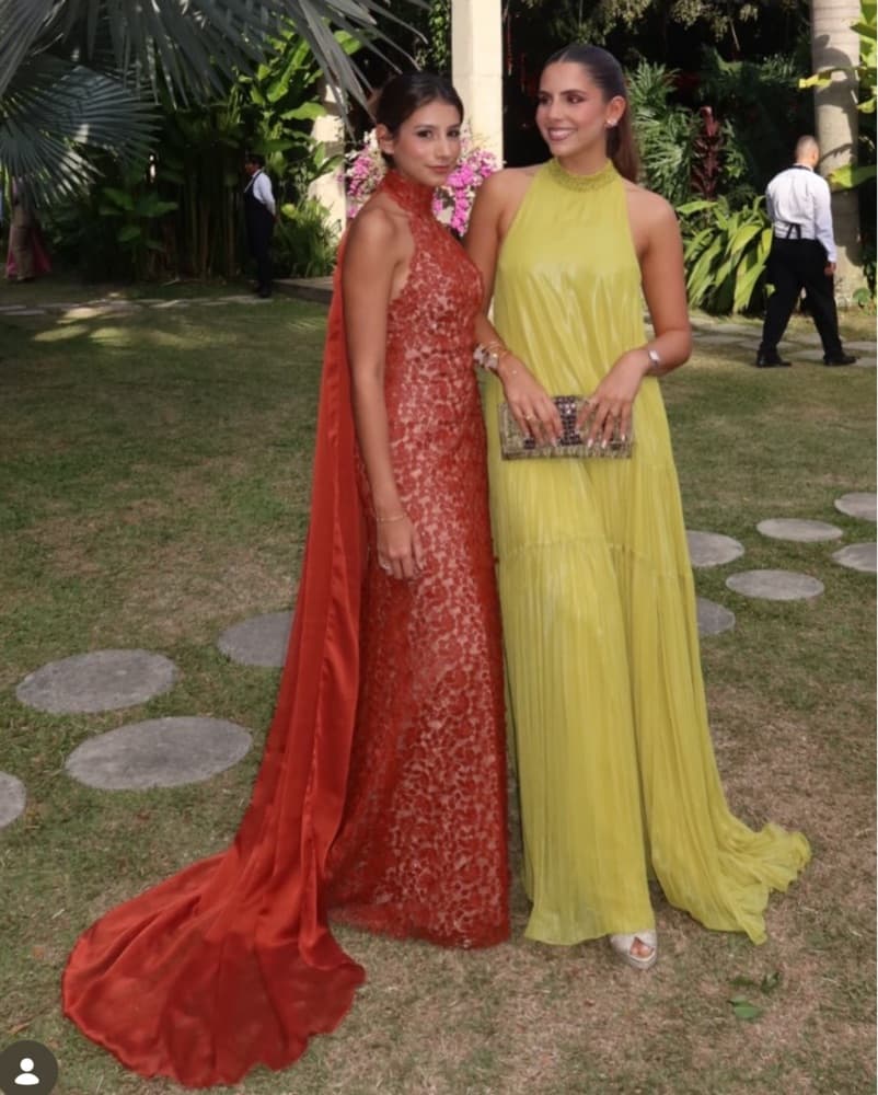 Melissa Zirene Custom Red Gown  - Image 2
