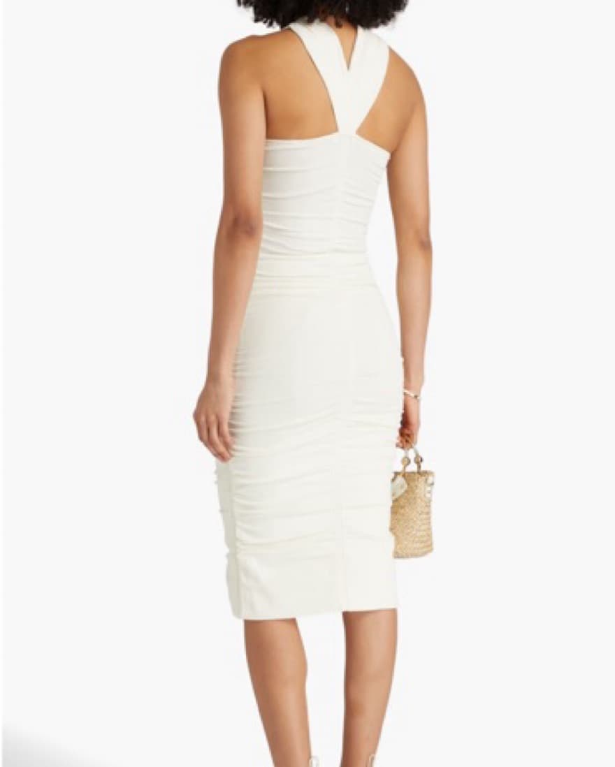 Sandro Cutout Ponte Midi Dress - Image 2