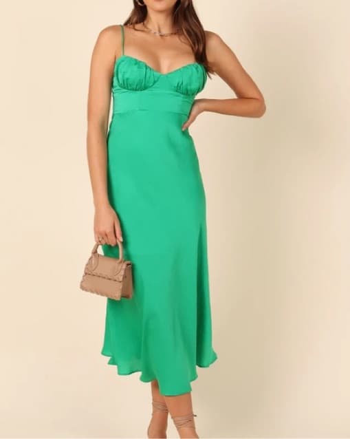 Charlotte Midi Dress Green - Image 1