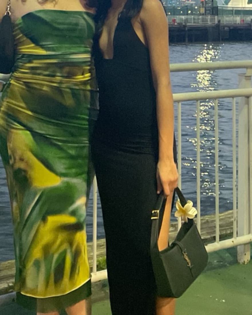 Oh Polly Black Halter Maxi Dress - Image 3