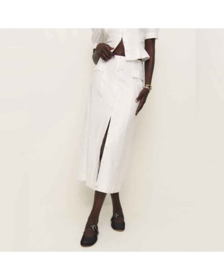Reformation White Maxi Skirt   - Image 3