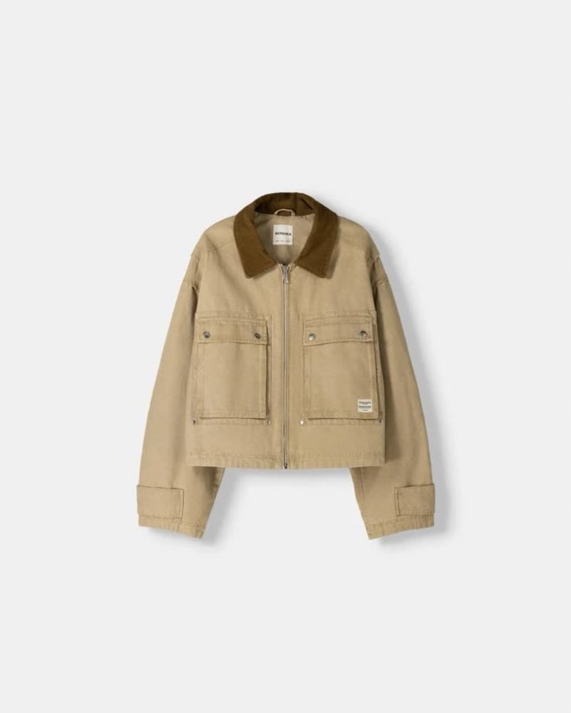 Beige Utility Jacket  - Image 6