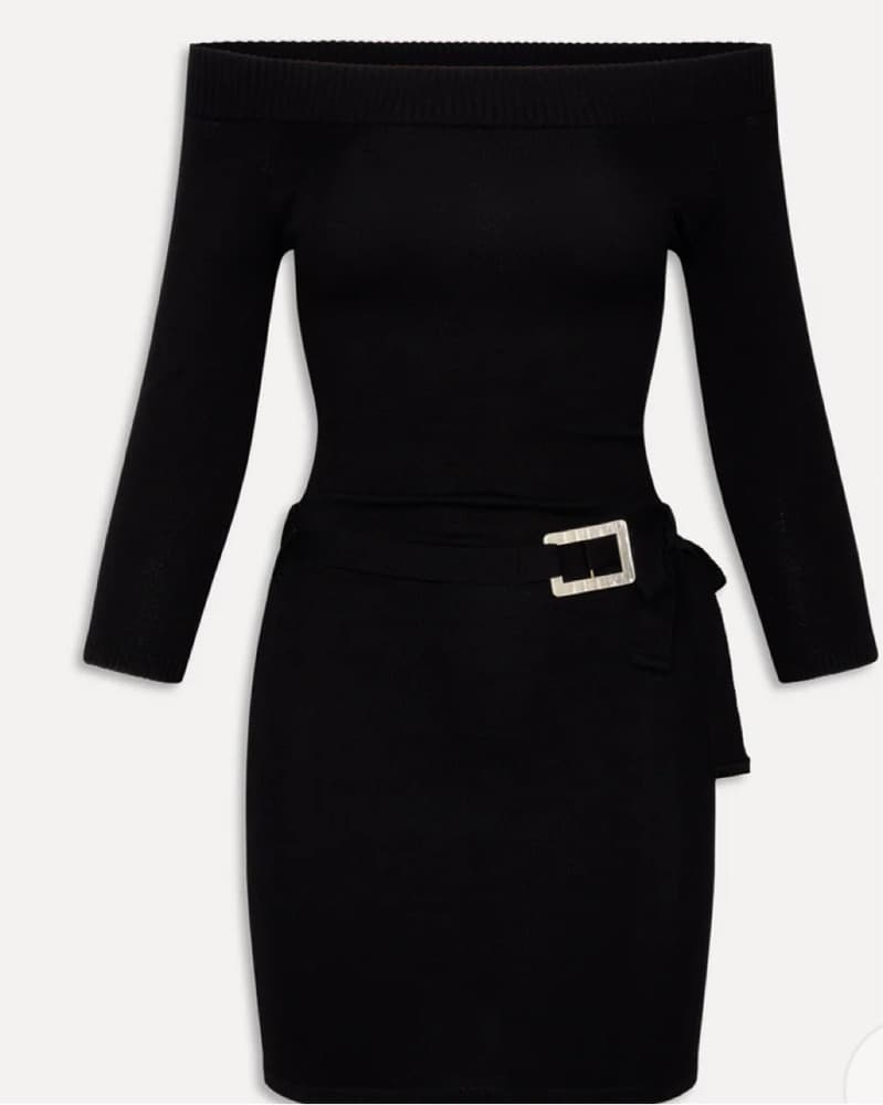 	 x BELLA HADID Saloon Knit Mini Dress - - Image 2