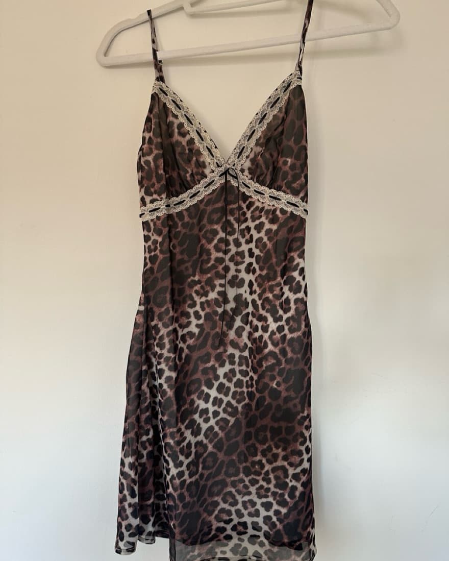 Princess Polly Leopard Mini Dress - Image 4