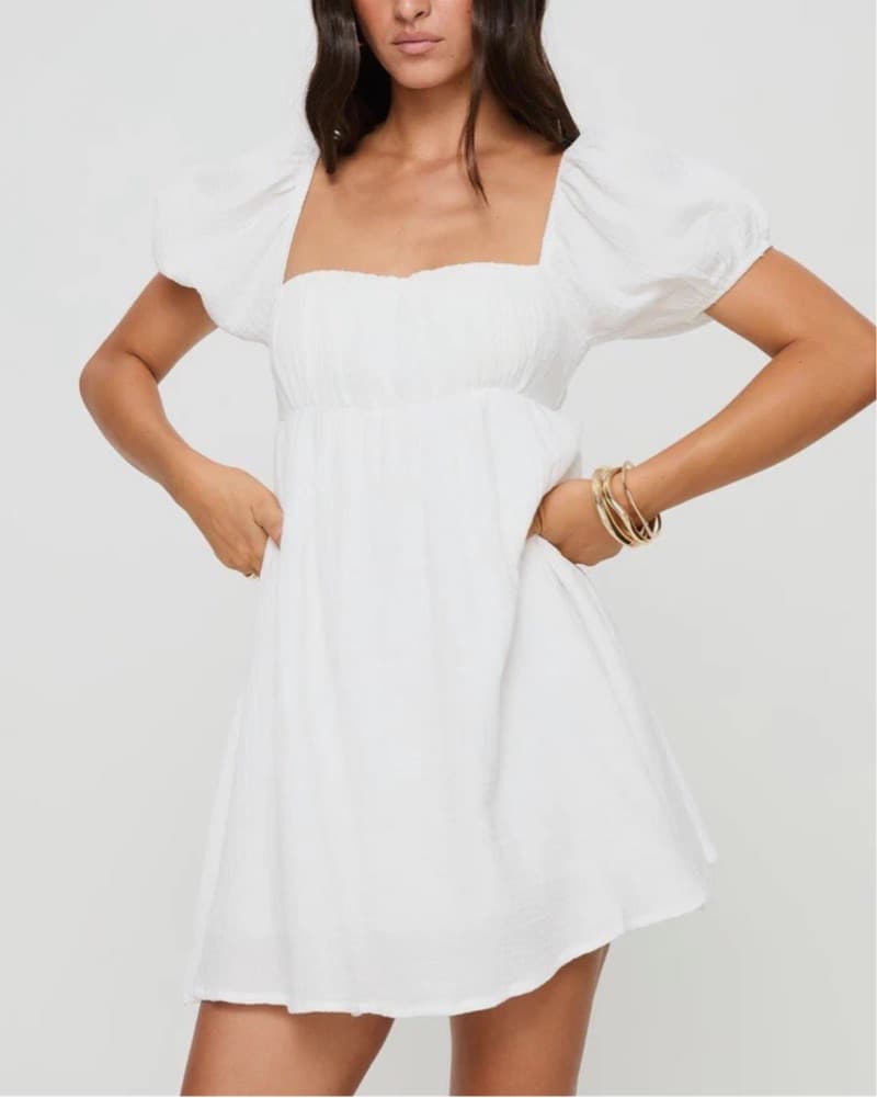 Let's Dance Mini Dress White - Image 2