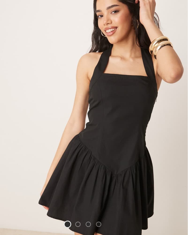 Black Halter Dress  - Image 1
