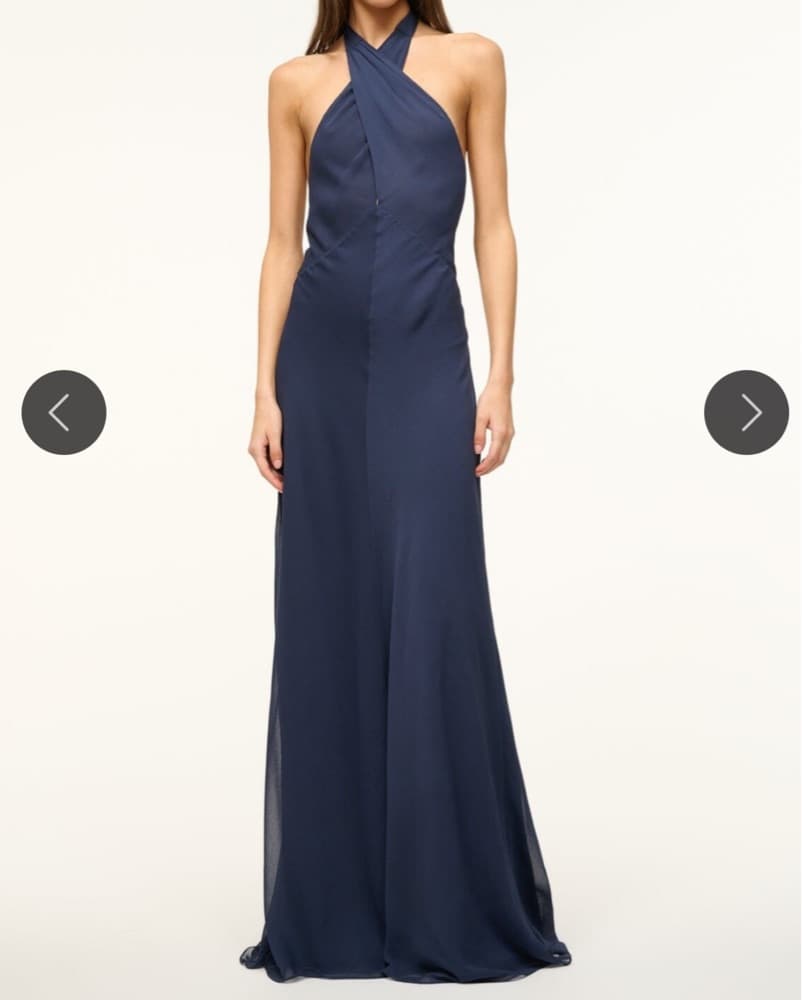 Elegant Navy Maxi Dress - Image 1