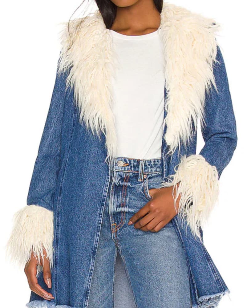 Penny Lane Faux Fur Coat - Image 1
