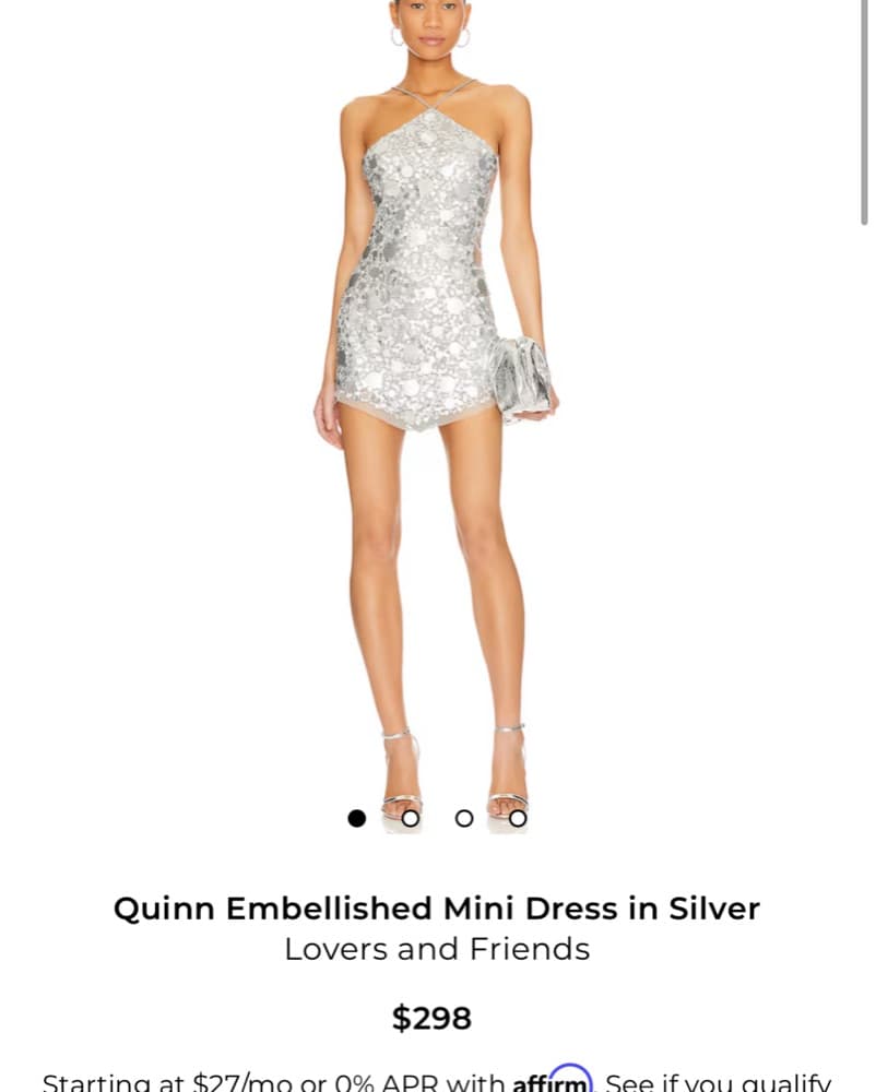 Lovers & Friend Embellished Mini Dress - Image 1
