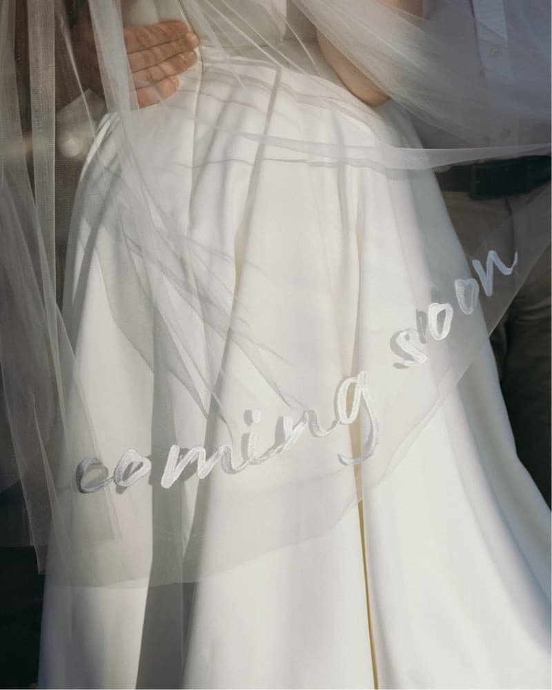 “Coming Soon” Bridal Veil   - Image 1