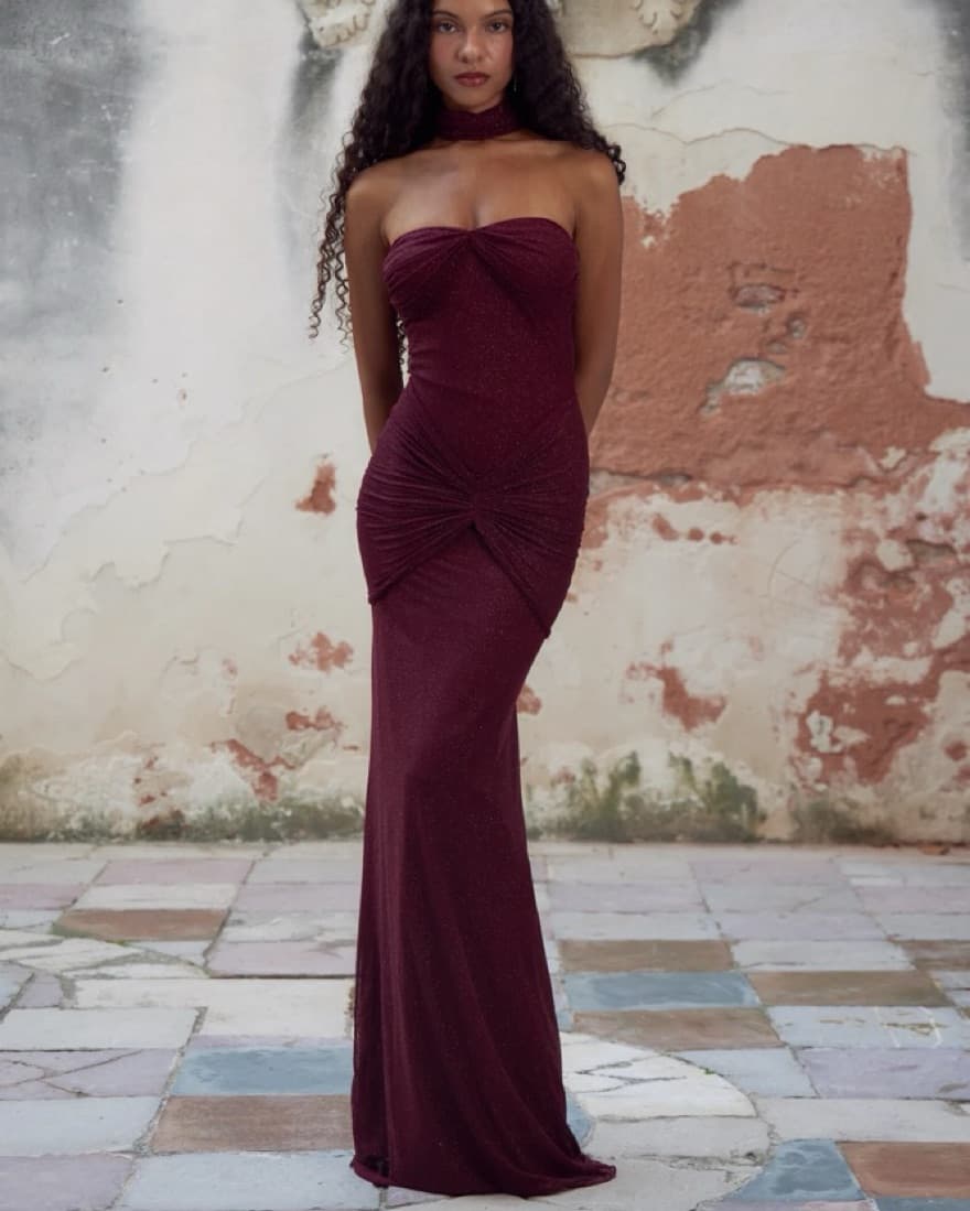 Mirror Palais Starlite Gown Red - Image 5