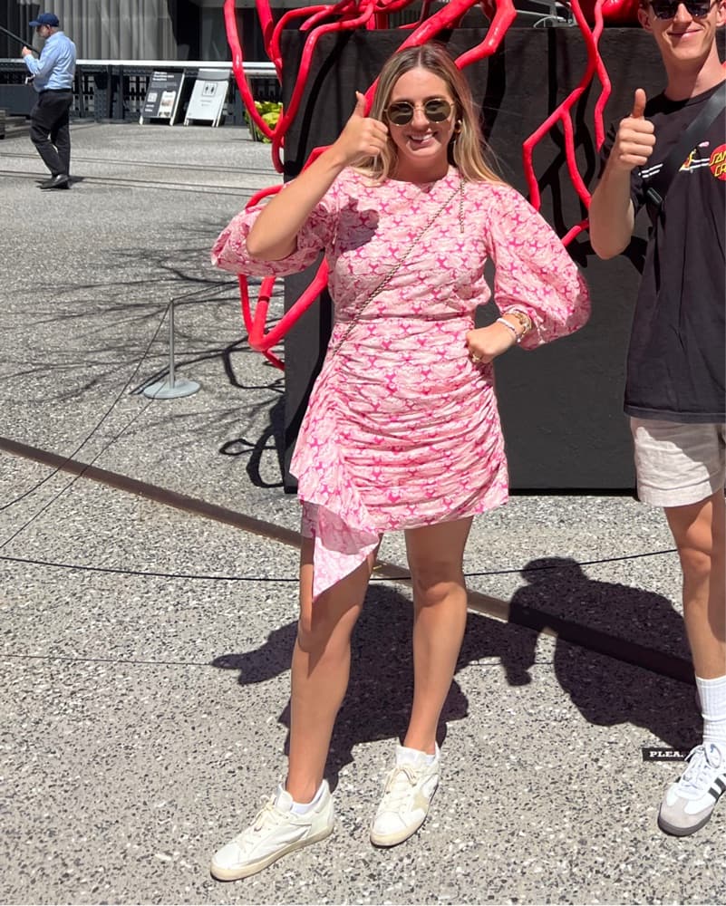 Rhode Pia Dress - Pink - Image 3