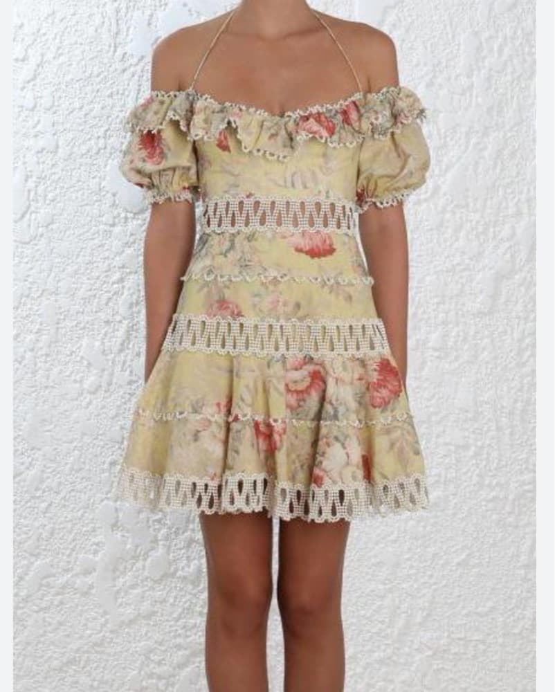 Zimmermann Melody Off Shoulder Dress  - Image 1