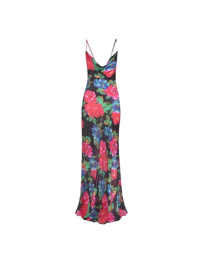 Rat & Boa Black Floral Dress - Image 5
