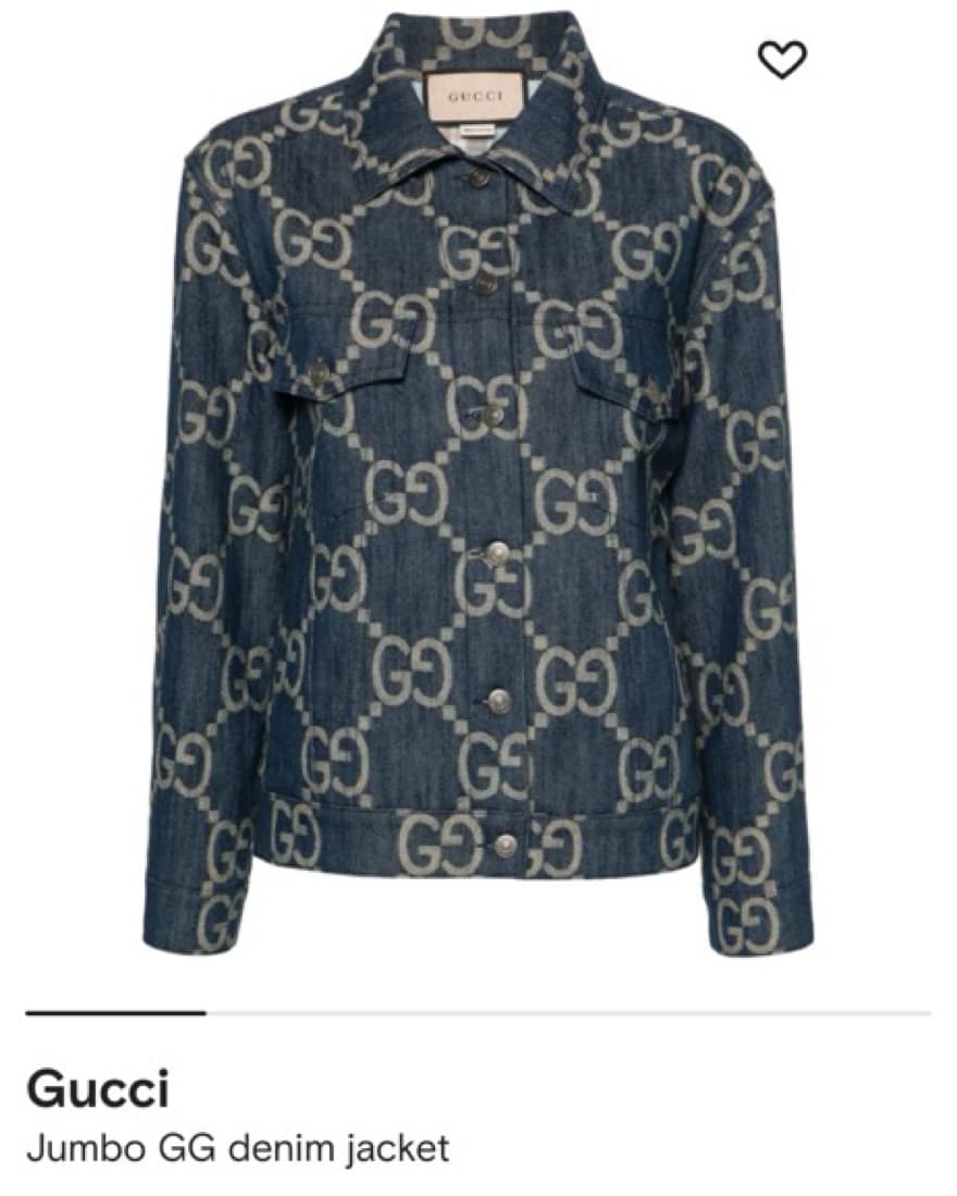 Gucci Jumbo GG denim Jacket - Image 5