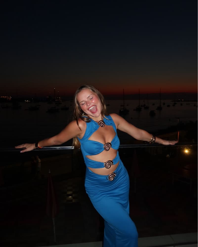 Peppermayo Lagoon Cut out Maxi Dress - Image 1