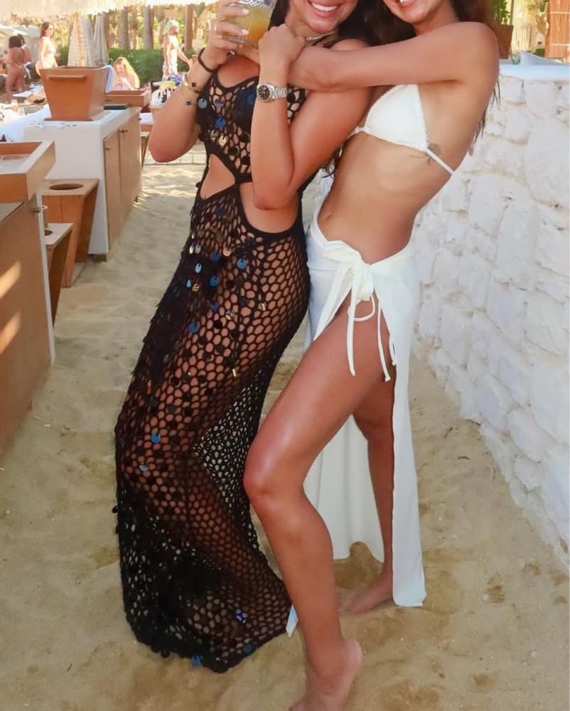 Elena Maxi Dress Black Superdown Revolve - Image 2