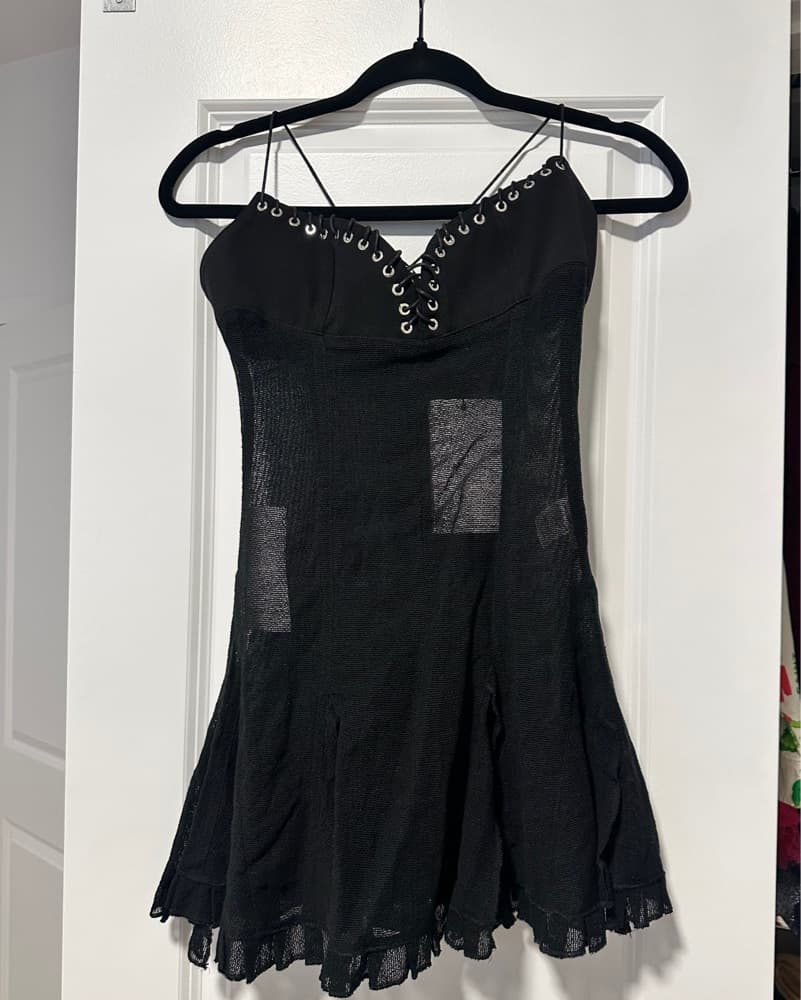 Ludovic De Saint Sernin Eva Dress Black - Image 3