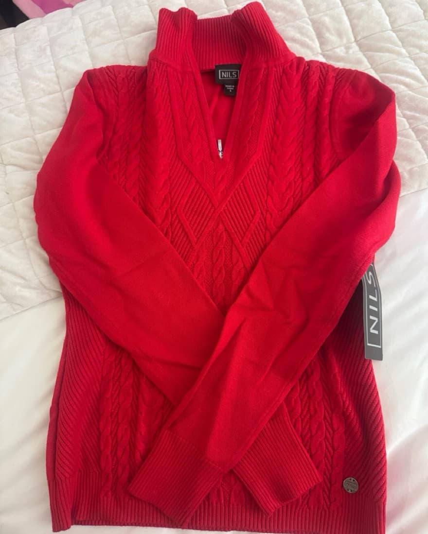 Nils Killington Cable Knit 1/4 Zip - Image 2