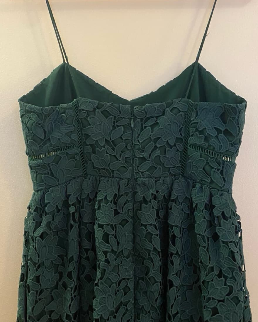 Club Monaco Green Bolari Midi Dress - Image 4