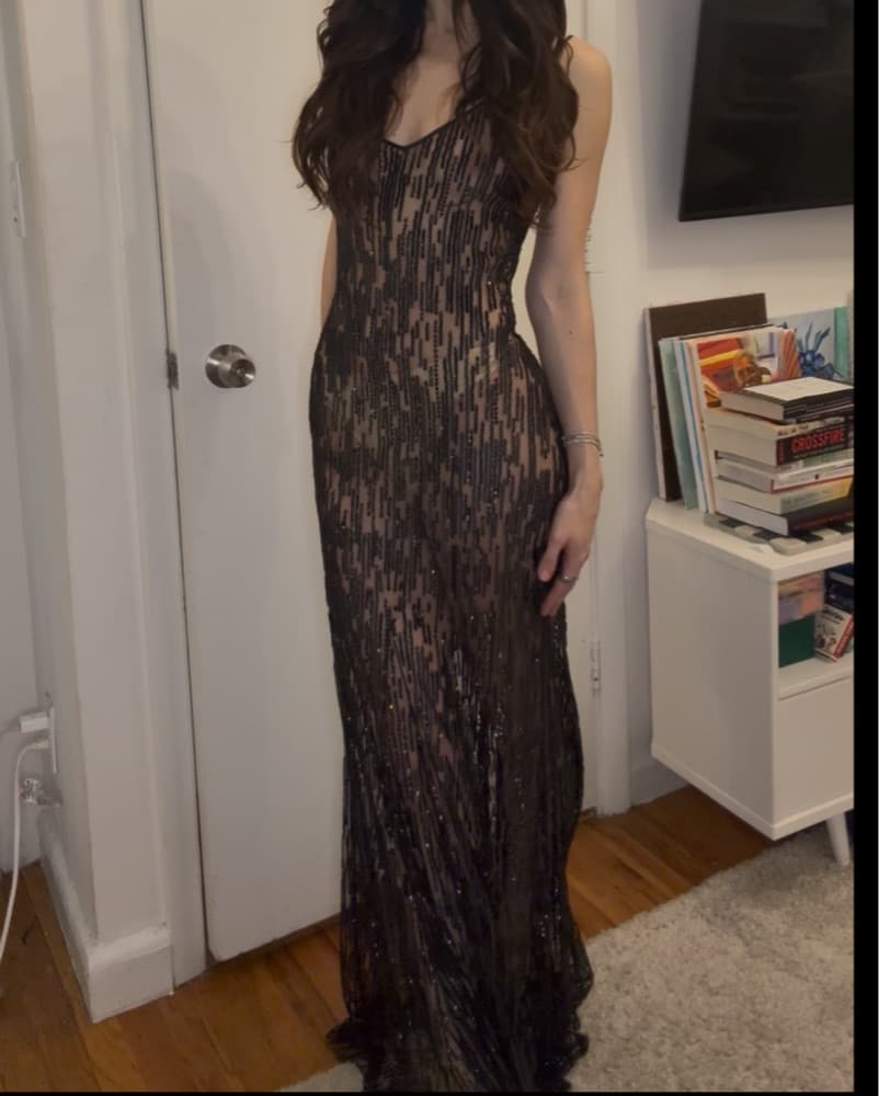 Amen Couture Beaded Floor-Length Gown - Image 3