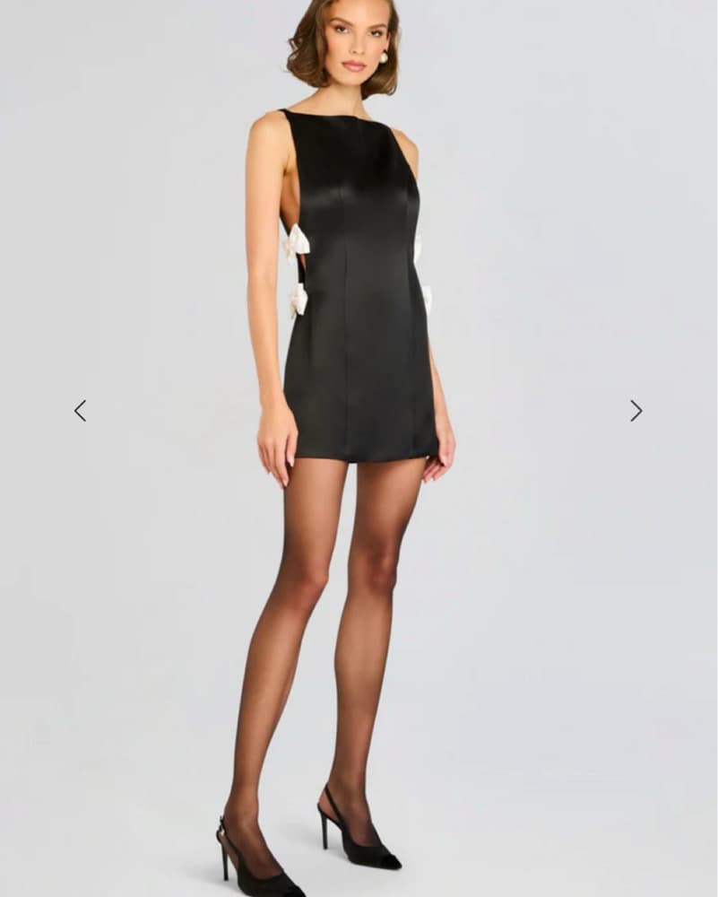 Retrofete Nadine Satin Dress - Image 3