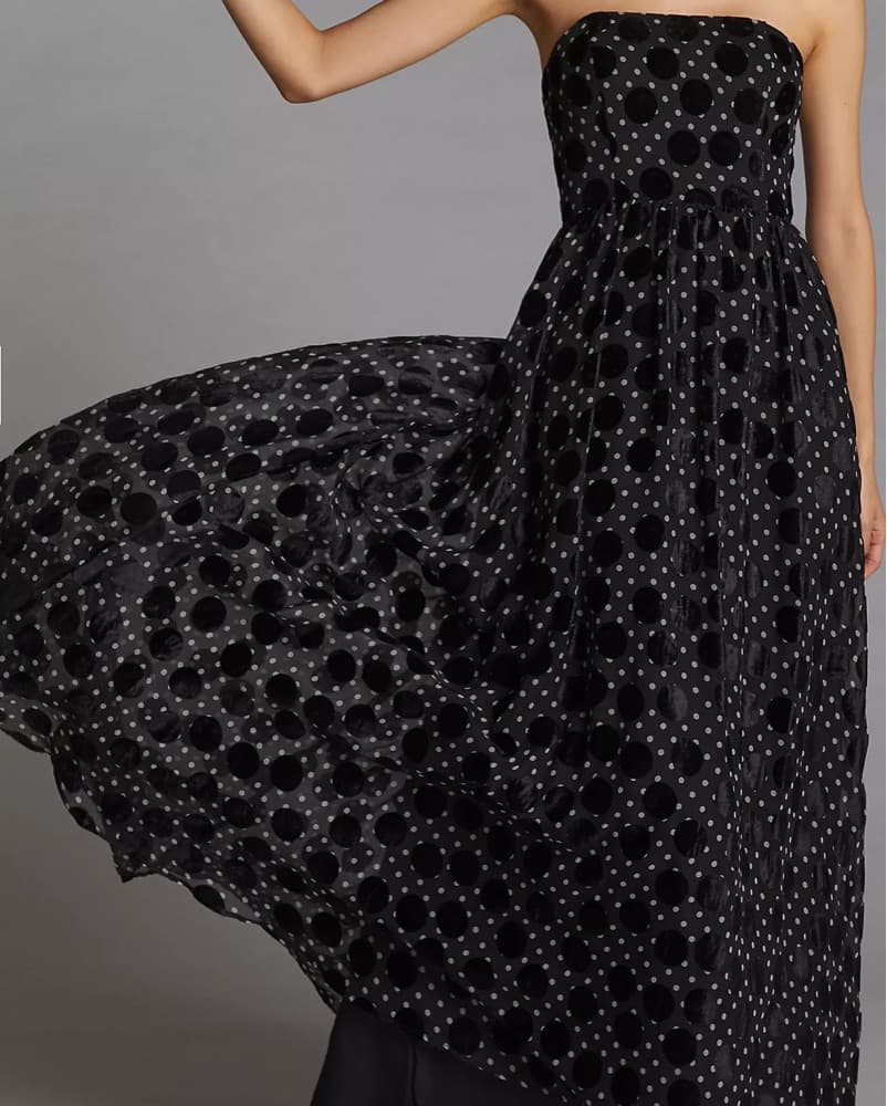 Chic Polka Dot Maxi Dress - Image 3