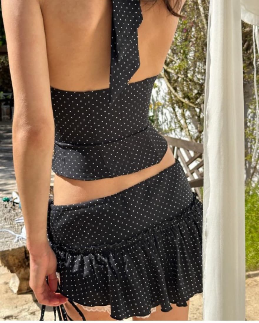 Set Studio Brand Polka Dot Skirt Set - Image 2