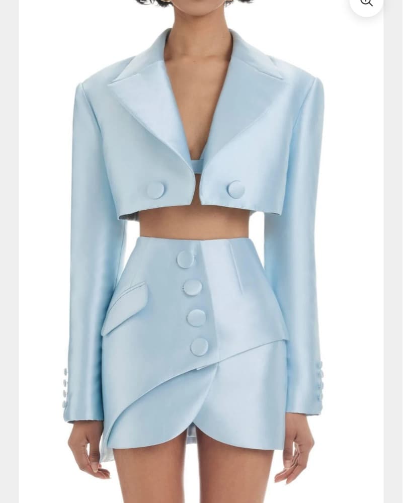 Blue Eliya the Label Three Peice Suit  - Image 3