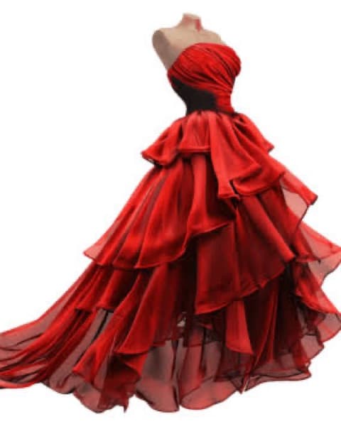 Red Prom Dress - Image 1