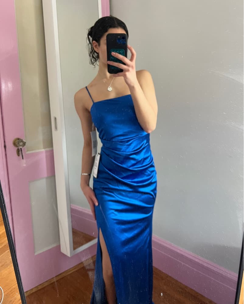 Emrald Sundae Blue Long Dress - Image 1