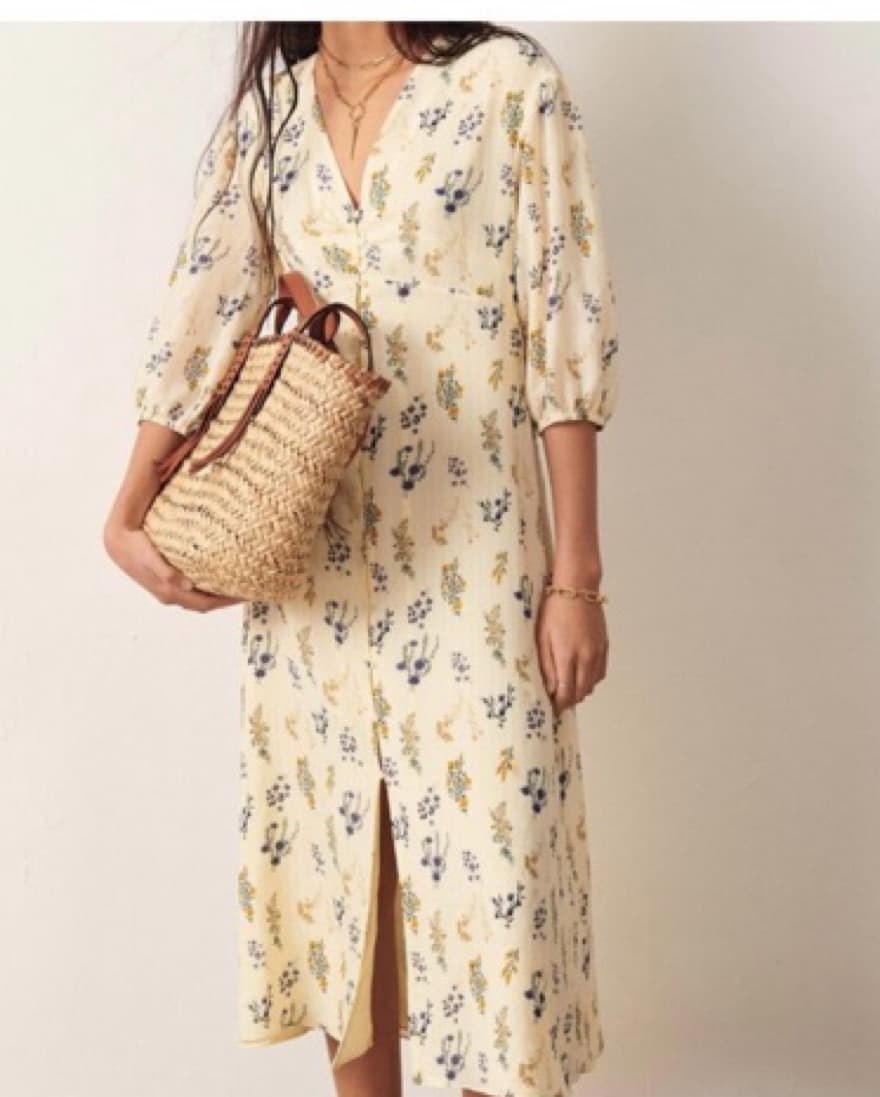 Bash Yellow Floral Dress  - Image 2