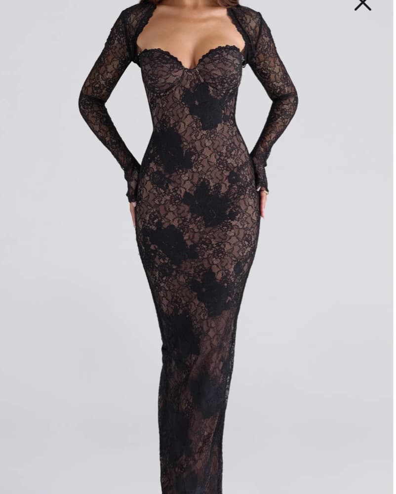 House Of CB Lace Dress Lucienne Dupe - Image 1