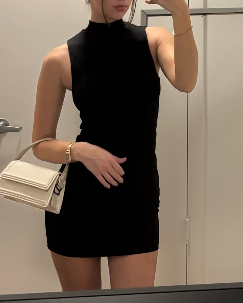 Black Babaton Dress - Image 2