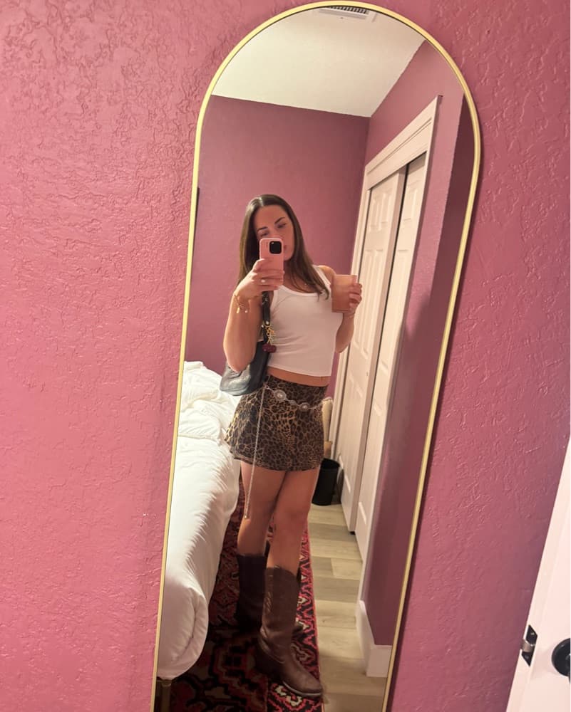 Cheetah Print Skirt - Image 5