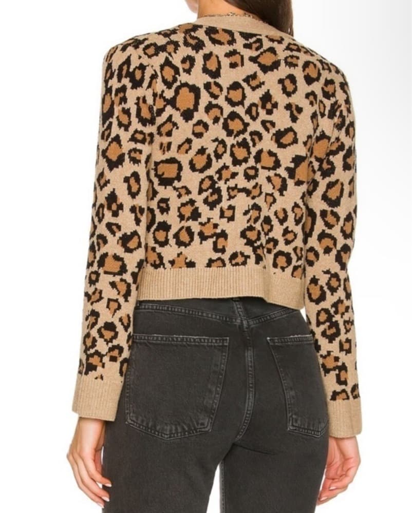 Lovers And Friends Leopard Crop Sweater  - Image 3