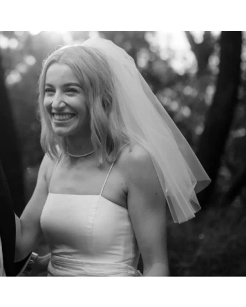  Elbow length Wedding Bridal Veil - Image 1