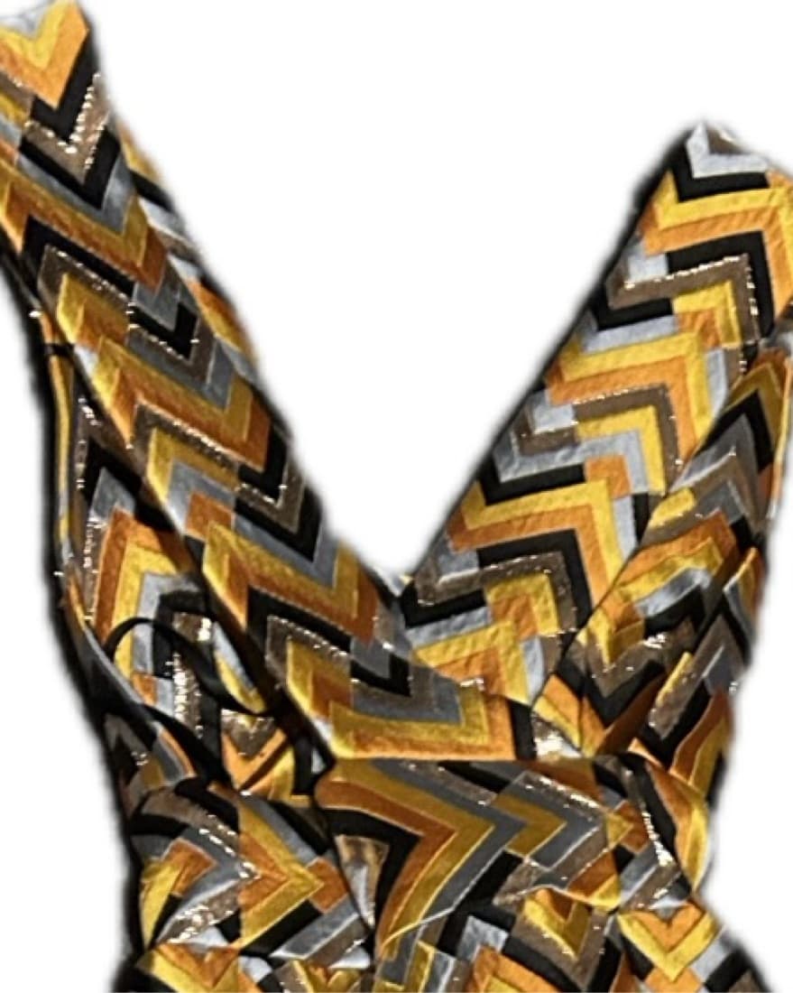 Vibrant Chevron Maxi Dress - Image 2