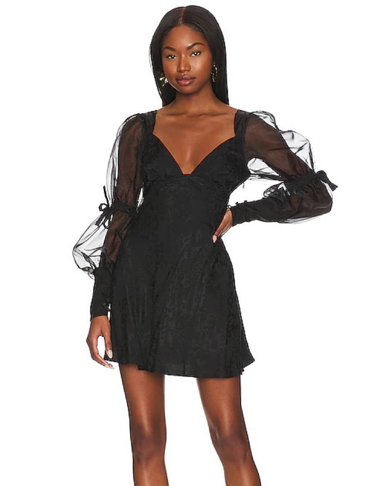 For Love And Lemons Black Dress - Image 1