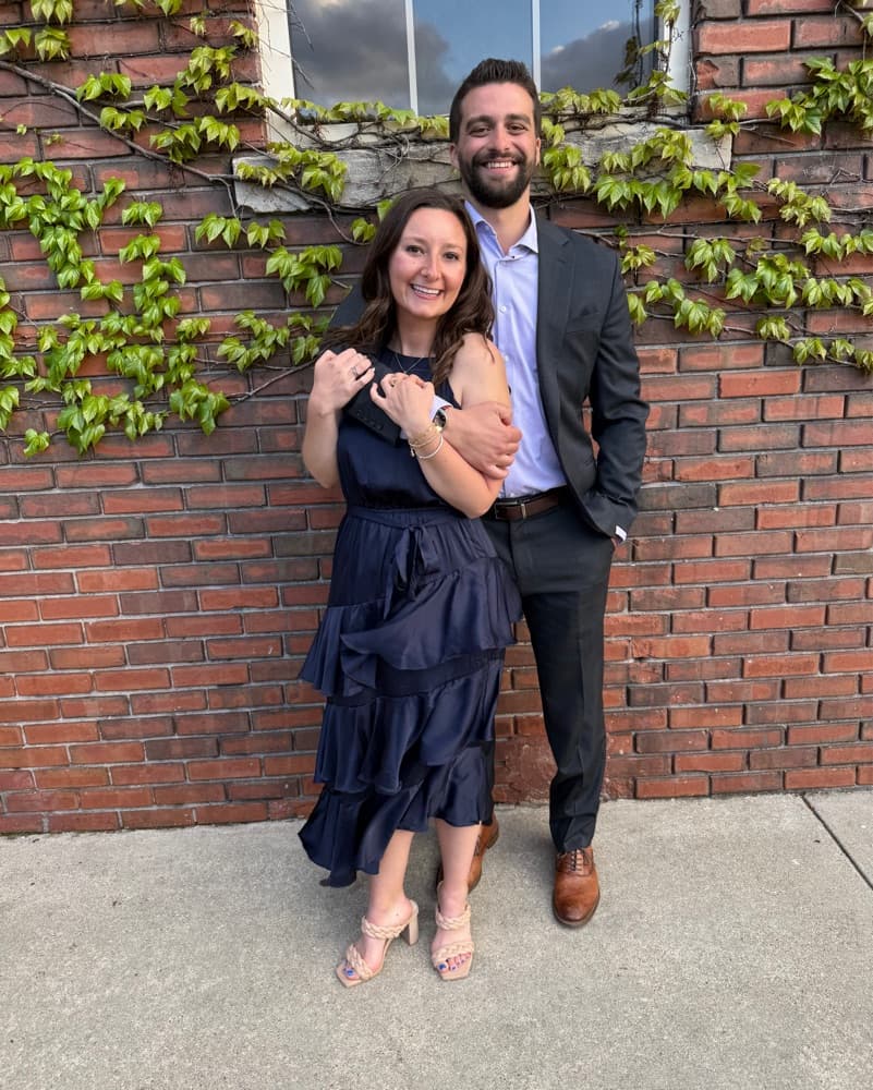 Navy Blue Ruffle Midi Dress - Image 3