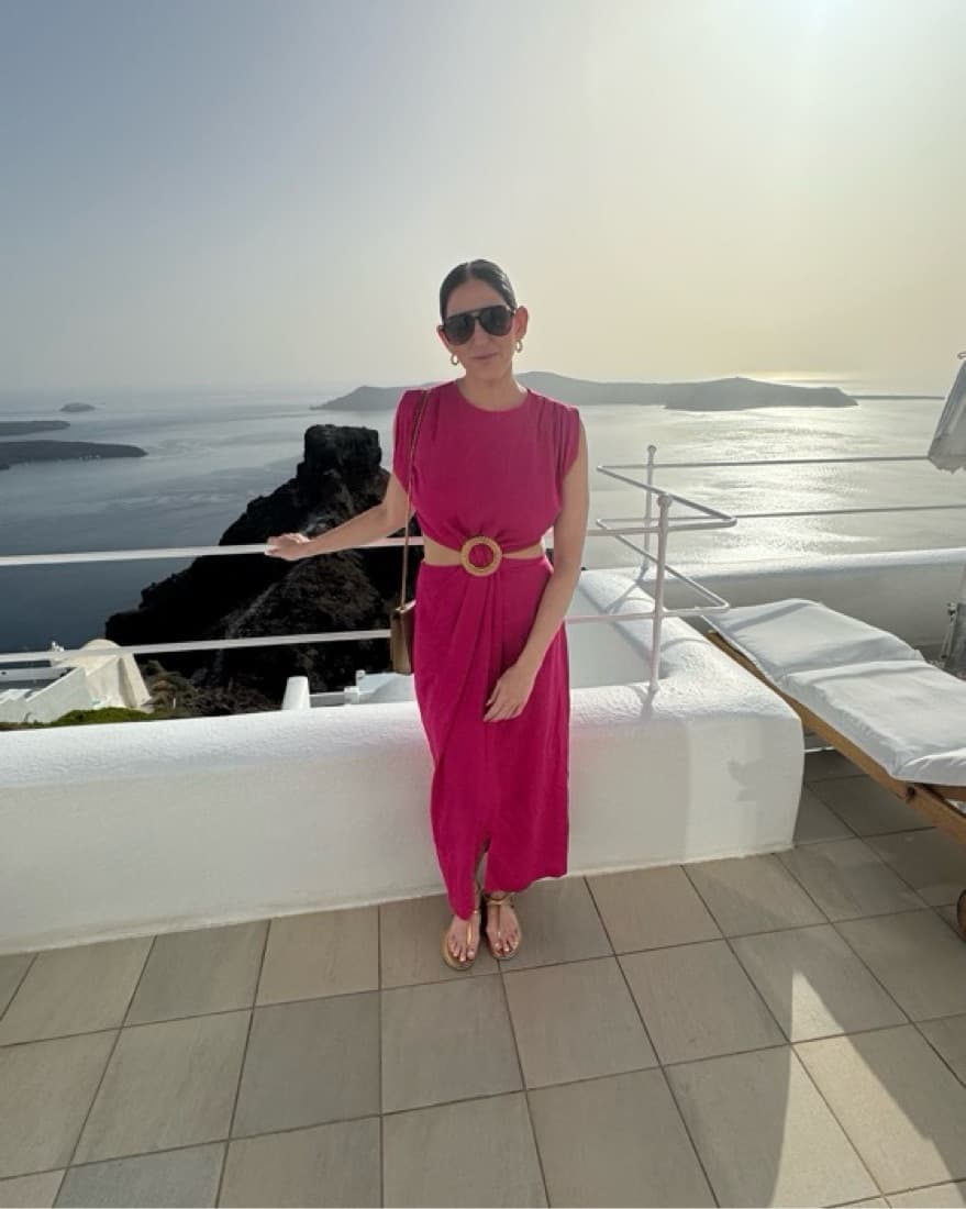 Zara Cutout Linen Dress  - Image 2