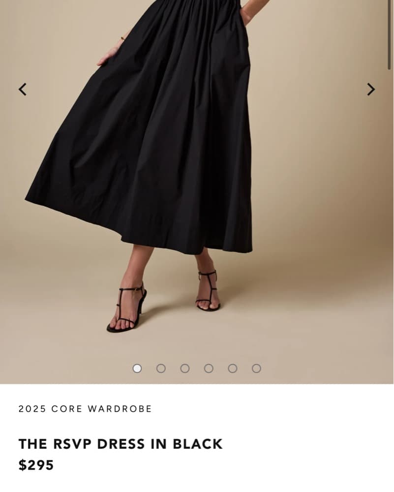 The RSVP Dress in Black Soldout Nyc - Image 6
