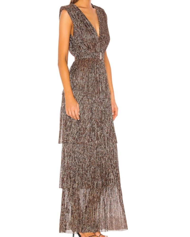 Sabina Musayev Skylar Gown In Bronze - Image 2